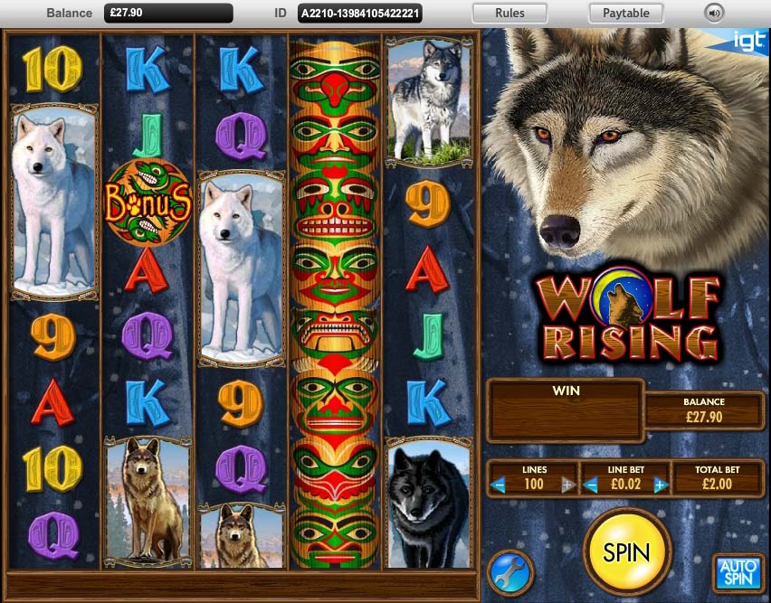 Wolf moon rising slot review